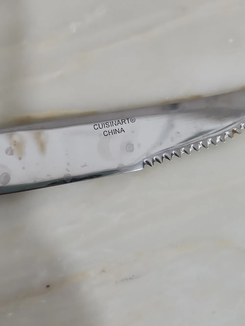 Cuisinart Stainless Steel Serrated Dinner Knife Set – Silver Set Of 12